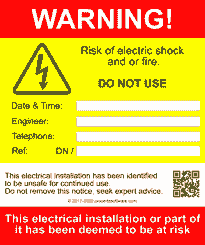 Electrical Danger Notice