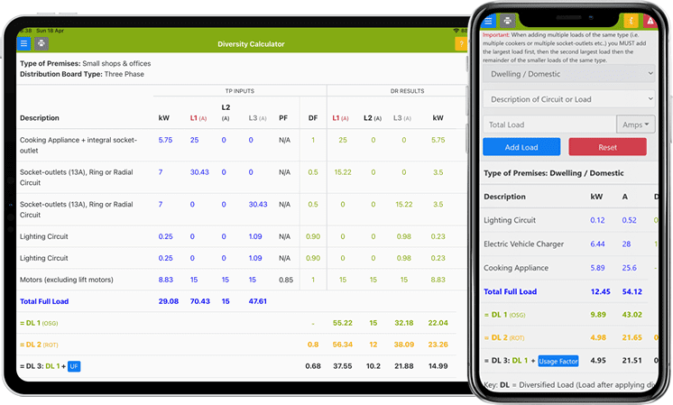 Maximum Demand Calculator App (v1.0.2)