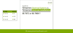 Temporary Electrics BS7909 or BS7671