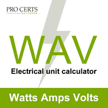 Watts Amps Volts Calculator