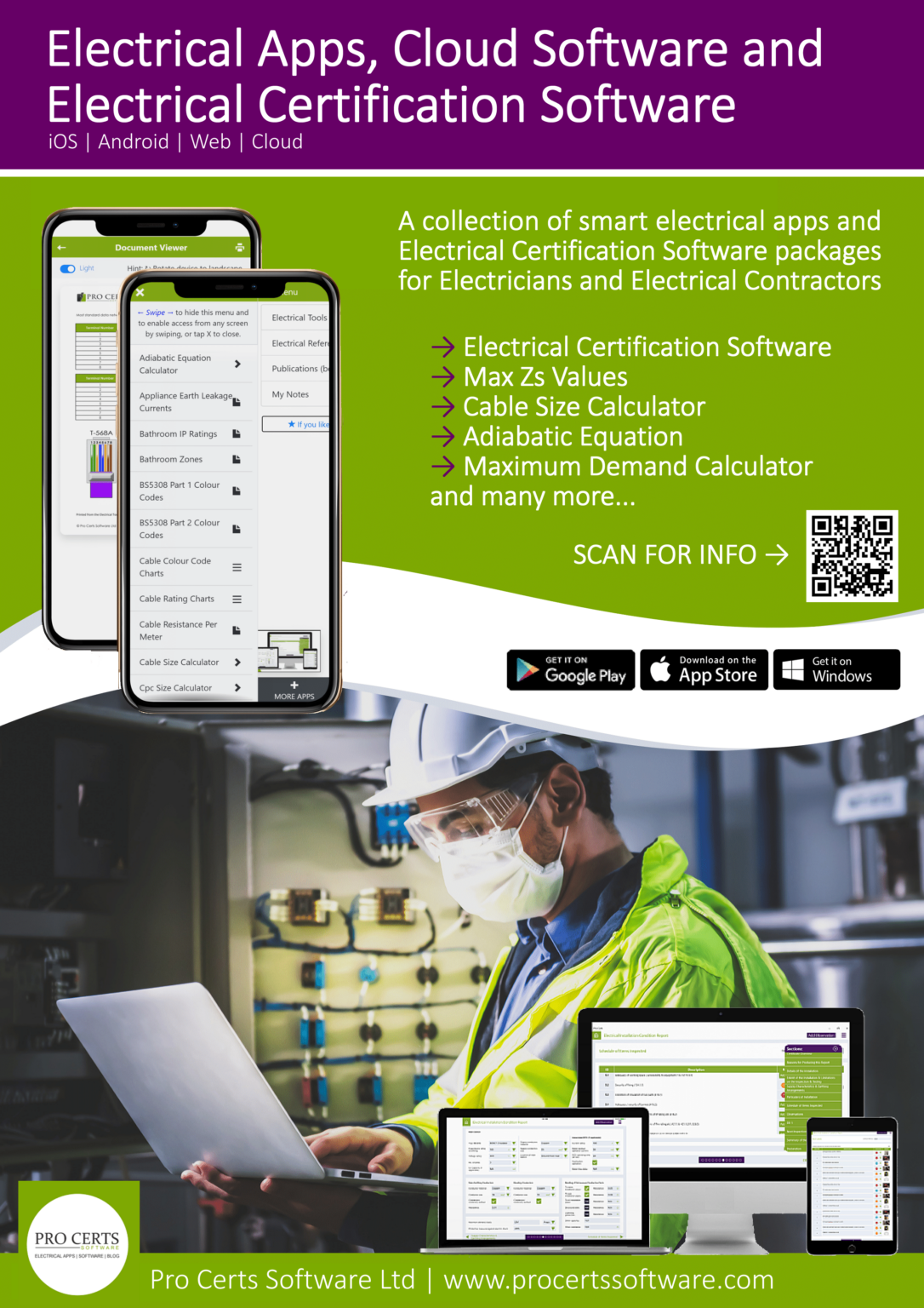 Electrical Apps & Certification Software - Pro Certs Software