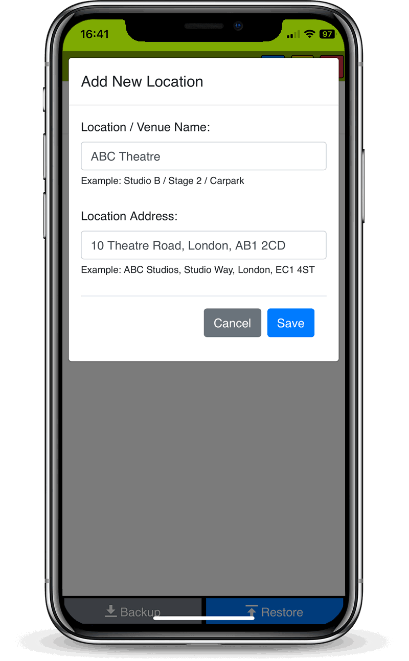 Temporary electrical systems software