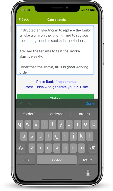 Electrical Interim Inspection Software App