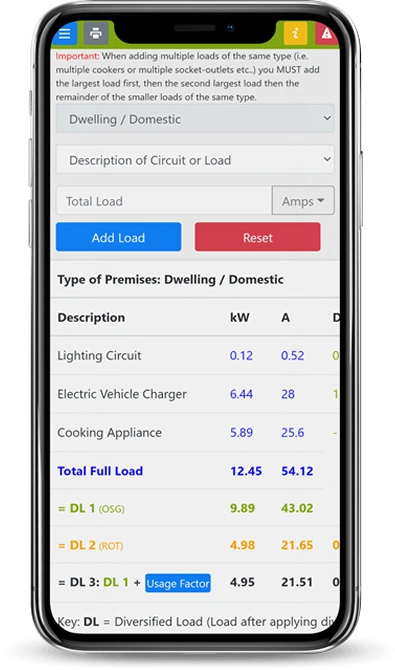 electrical maximum demand calculator